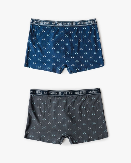 ANTONIO MIRO Calzoncillo/Boxer Camping para Hombre, (Caja de 2 unidades) PACK FANTASIA 2