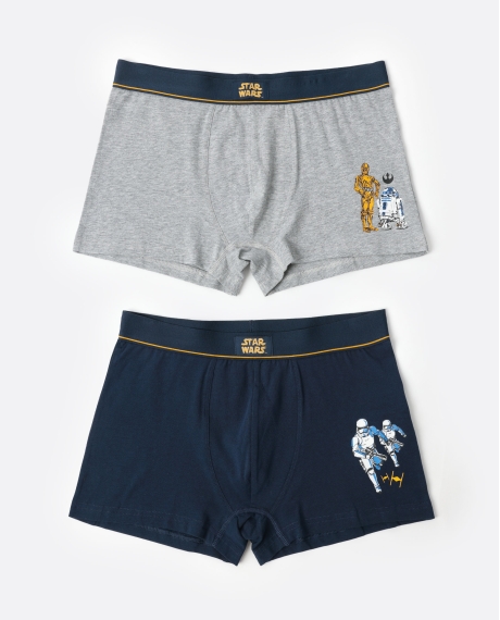 STAR WARS Calzoncillo/Boxer Sports para Hombre, (Caja de 2 unidades) PACK FANTASIA