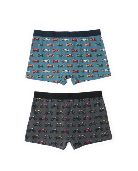 LOIS Calzoncillo/Boxer Scrambler  para Hombre, (Caja de 2 unidades) PACK FANTASIA 2