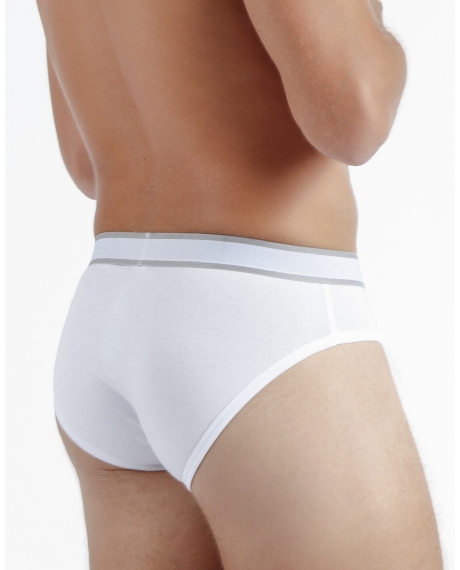 ADMAS Calzoncillo/Slip Soft Warm para Hombre BLANCO 2