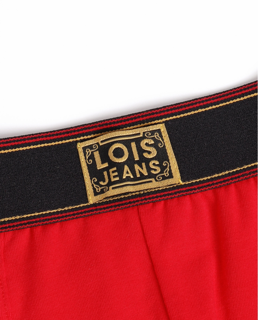 LOIS Calzoncillo/Slip Whisky Bote Metal Regalo para Hombre, (Caja 12 unidades) ROJO