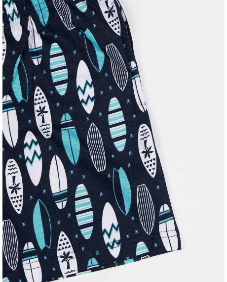 ADMAS Pijama Manga Corta Just Ride para Niño TURQUESA 2