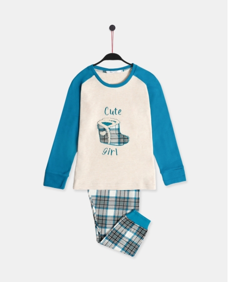 ADMAS Pijama Manga Larga Limited Edition para Niña AZUL