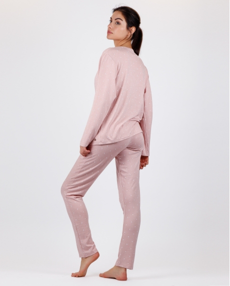 ADMAS CLASSIC Pijama Manga Larga Maternity Moon para Mujer MAQUILLAJE 2