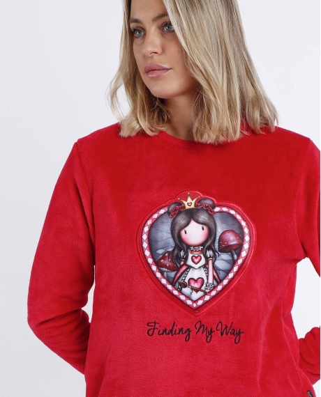 SANTORO GORJUSS Pijama Corel Manga Larga Finding My Way para Mujer FRAMBUESA 2