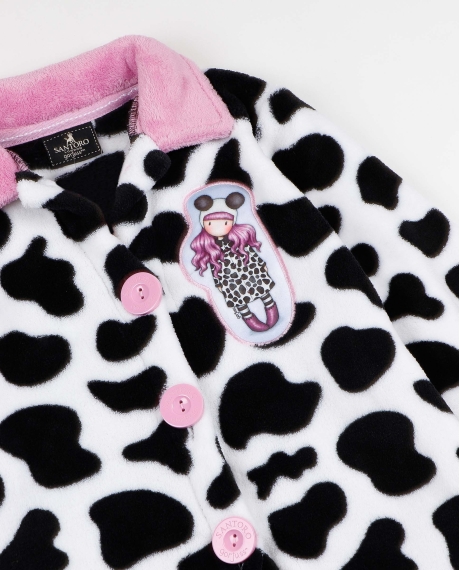 SANTORO GORJUSS Bata Manga Larga Calentita Northern Lights para Niña ANIMAL PRINT 2