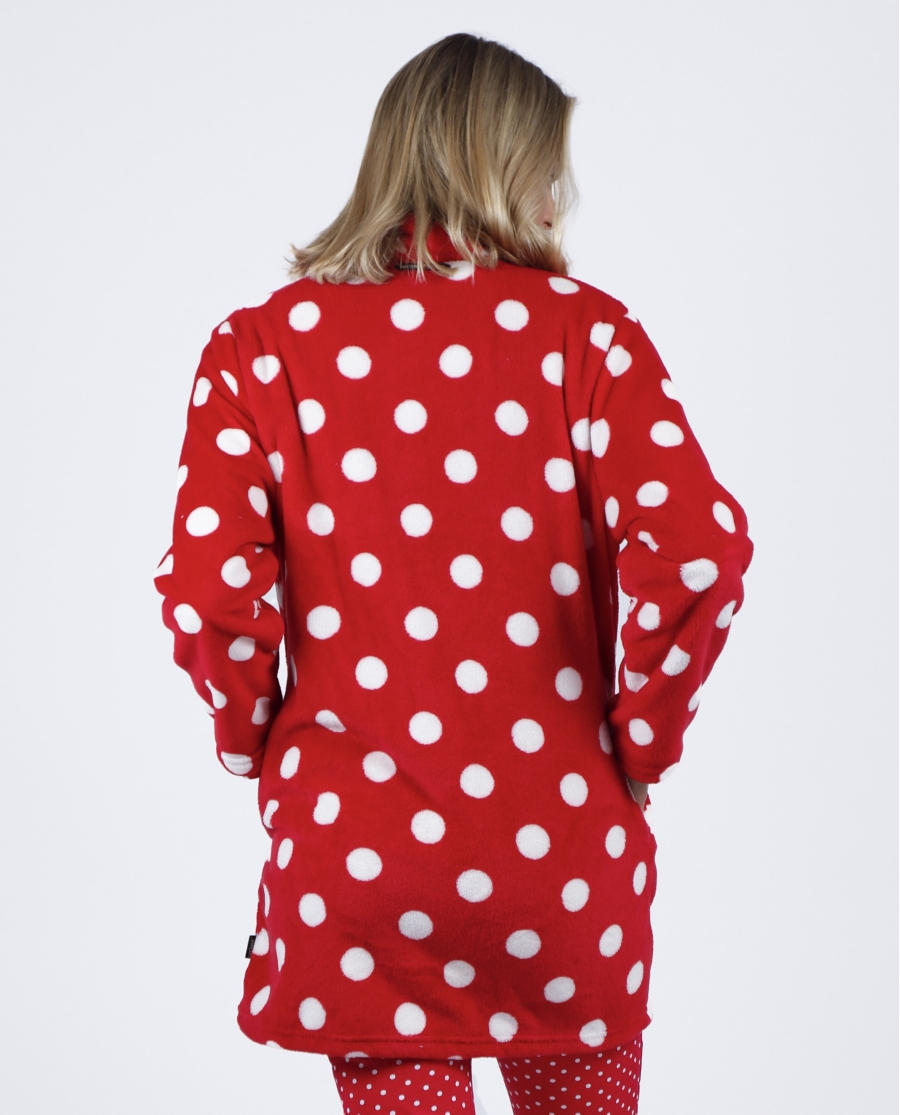 SANTORO GORJUSS Bata Manga Larga Calentita Finding My Way para Mujer FRAMBUESA