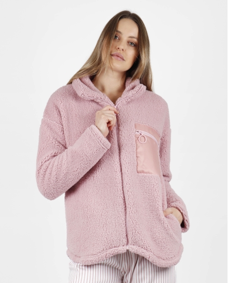 ADMAS HOME Bata Manga Larga Calentita Soft Home para Mujer PETALO 2