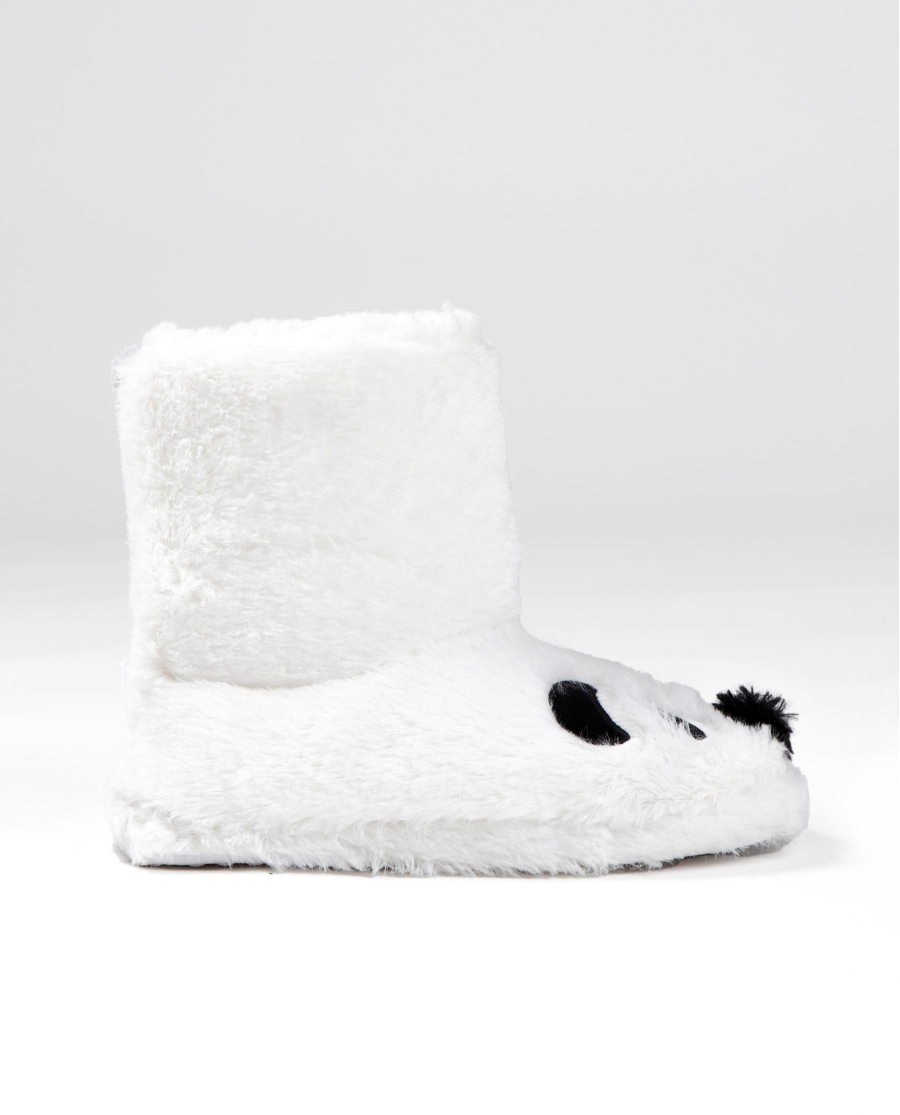 ADMAS Botas/Zapatillas De Estar Por Casa Panda para Mujer CRUDO