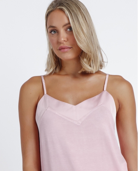 ADMAS CLASSIC Pijama de Tirantes Satin Bands para Mujer PETALO 2