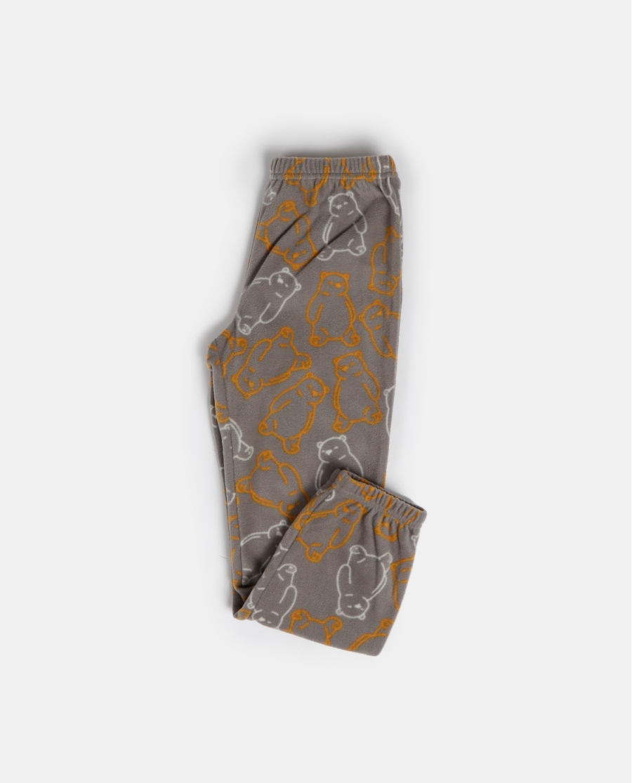 ADMAS Pijama Calentito Manga Larga Warm Hugs para Niña GRIS