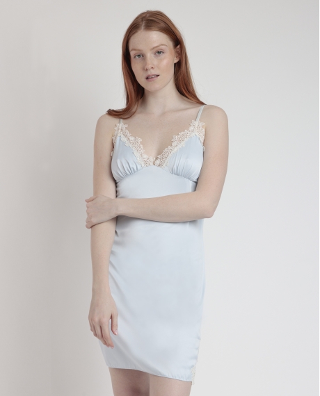 ADMAS CLASSIC Camisola Tirantes Guipur para Mujer CIELO