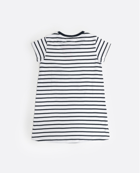 DISNEY Camisola Manga Corta Mickey Patch para Niña MARINO 2