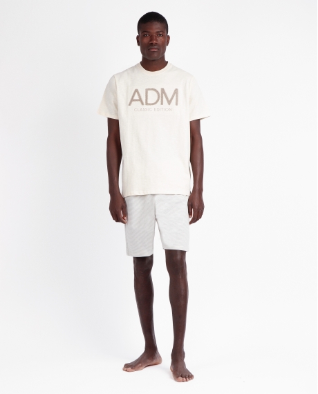 ADMAS CLASSIC Pijama Manga Corta Adm Edition para Hombre CRUDO