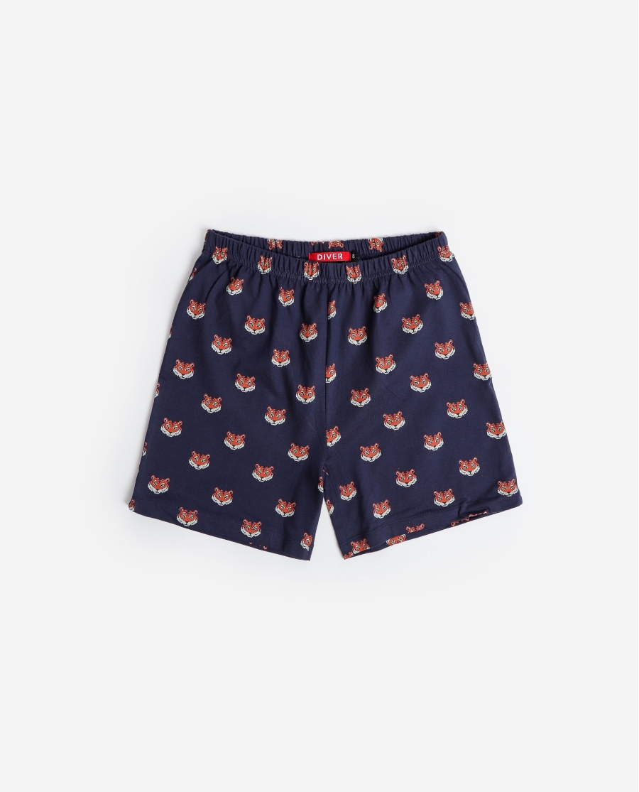 DIVER Pijama Manga Corta King para Niño GRIS JASPE