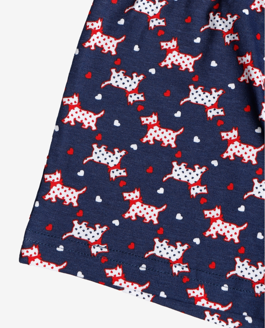 ADMAS Pijama Manga Corta Lou Lou Love Me para Niña GRIS JASPE