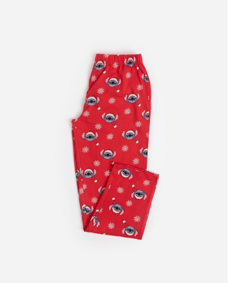 DISNEY Pijama Manga Larga Stitchmas para Niña ROJO 2