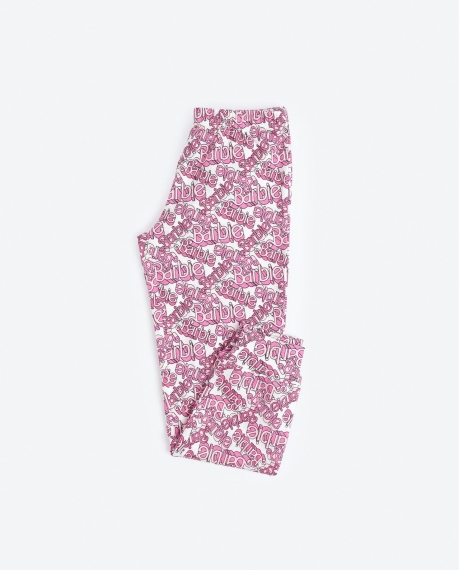 BARBIE Pijama Manga Larga Chic para Niña CRUDO 2