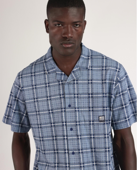 ADMAS Pijama Abierto Manga Corta Important Discover Bicycle para Hombre AZUL 2