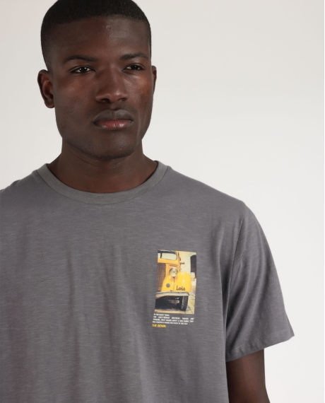 LOIS Pijama Manga Corta Generals para Hombre GRIS 2