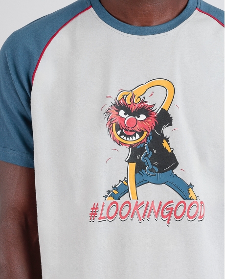 DISNEY Pijama Manga Corta Generals para Hombre AZUL 2