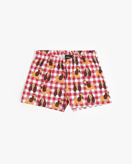DISNEY Pijama Manga Corta Lady And The Tramp para Niña ROJO 2