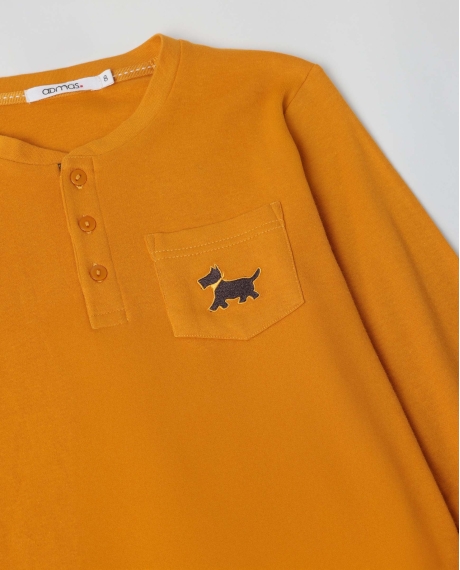 ADMAS Pijama Manga Larga Tapeta Lou Lou Returns para Niño MOSTAZA 2