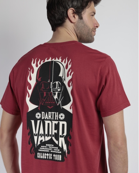 STAR WARS Pijama Manga Corta Generals para Hombre BURDEOS 2