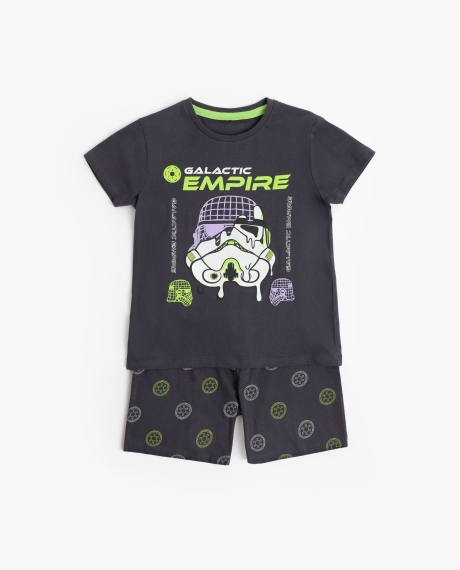 STAR WARS Pijama Manga Corta Neon Galactic Empire para Niño MARENGO
