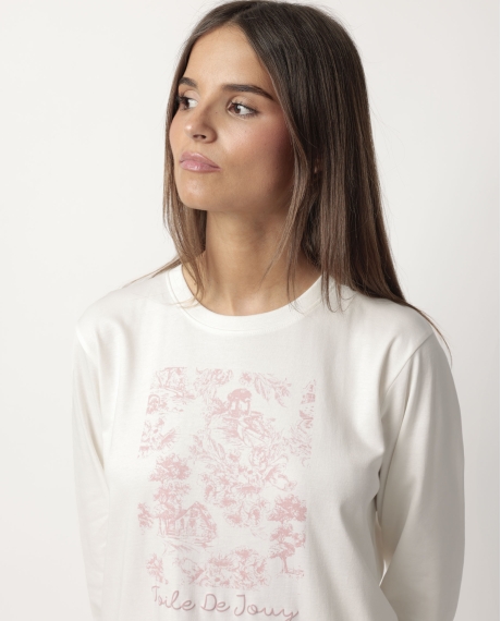 ADMAS CLASSIC Pijama Manga Larga Toile De Jouy para Mujer MAQUILLAJE 2