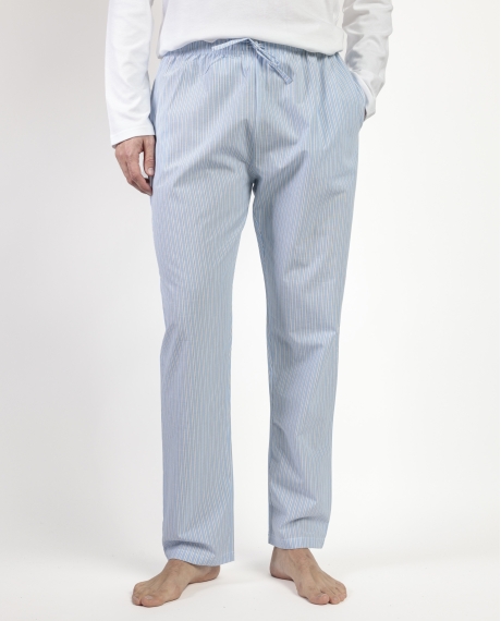 ADMAS HOME Pantalón Largo Popelín Home Compact para Hombre AZUL