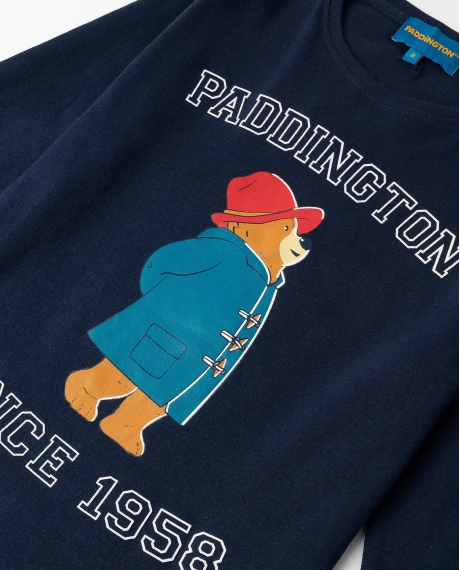 PADDINGTON Pijama Manga Larga Varsity para Niño MARINO 2