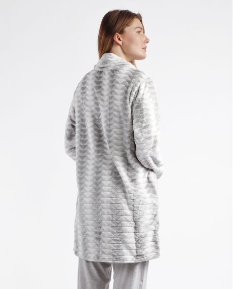 ADMAS CLASSIC Bata Manga Larga Calentita Triangle para Mujer AQUA 2