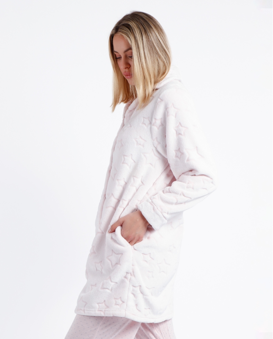 ADMAS CLASSIC Bata Manga Larga Calentita Goodnight para Mujer PETALO