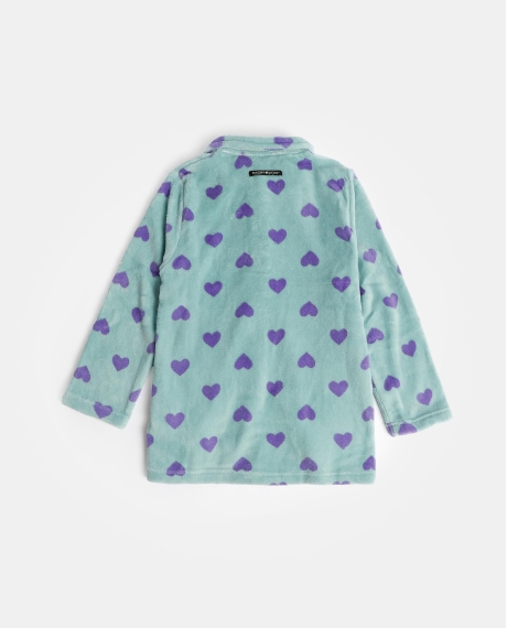 SANTORO GORJUSS Bata Manga Larga Calentita Just In Case para Niña AQUA 2