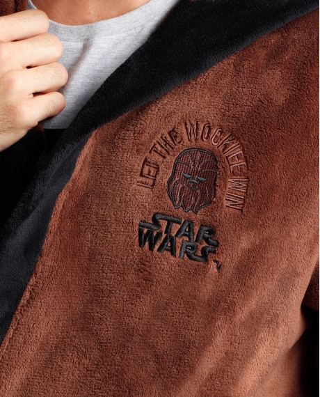 STAR WARS Bata Manga Larga Calentita Star Wars para Hombre MARRON 2