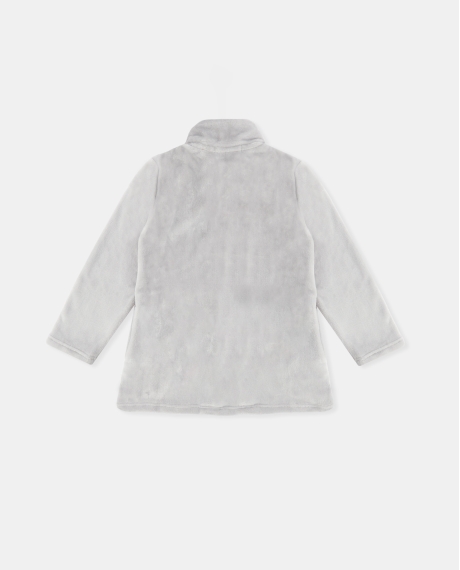 ADMAS Bata Manga Larga Calentita Morning Mouse para Niña GRIS 2