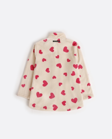 SANTORO GORJUSS Bata Manga Larga Calentita Carousel para Niña ROSA 2