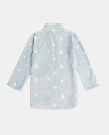 DISNEY Bata Manga Larga Calentita Ohana para Niña AZUL 2