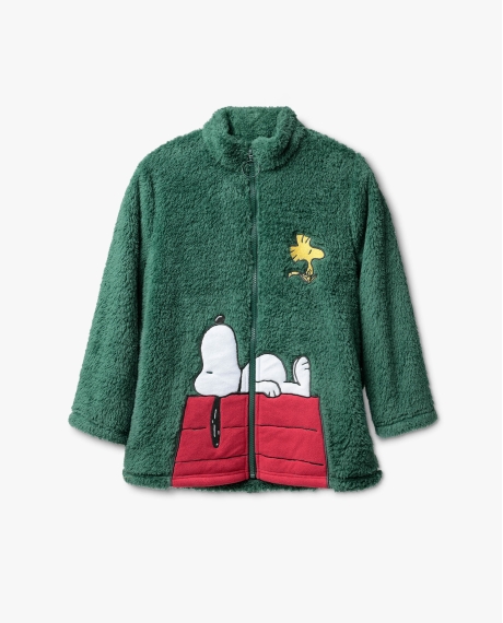 PEANUTS Bata Manga Larga Calentita Classic Peanuts para Niña VERDE