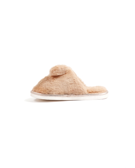 ADMAS Zapatillas De Estar Por Casa Lazo para Mujer BEIGE 2