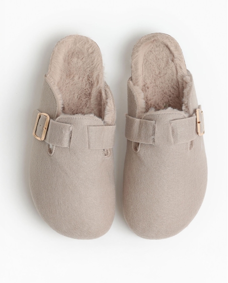 ADMAS Zapatillas De Estar Por Casa Nordic para Mujer BEIGE