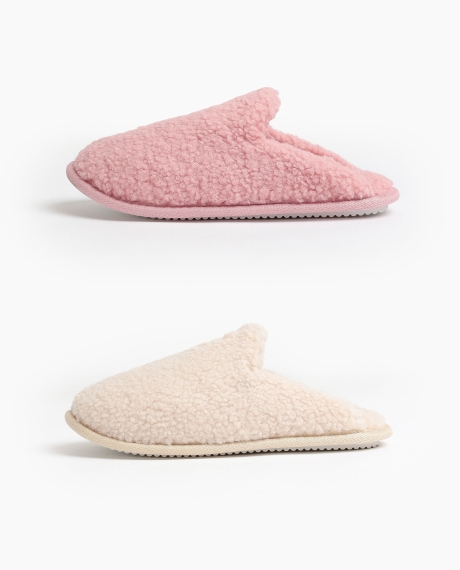 ADMAS Zapatillas De Estar Por Casa Borreguito para Mujer, (Caja 6 unidades) SURTIDO 2