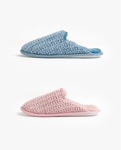 ADMAS Zapatillas De Estar Por Casa Punto para Mujer, (Caja 6 unidades) SURTIDO 2