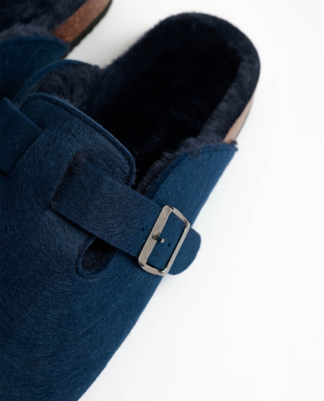 ADMAS Zapatillas De Estar Por Casa Nordic para Hombre MARINO 2