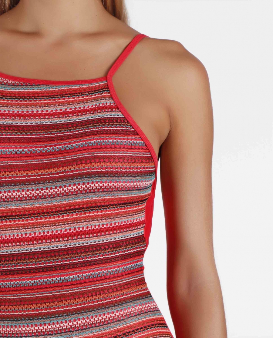 ADMAS Bañador Tribal Spirit para Mujer ROJO