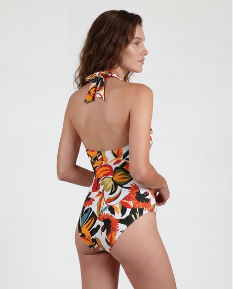 ADMAS Bañador Halter Multicolor Paradise para Mujer MULTICOLOR 2
