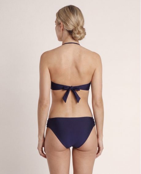 ADMAS Bikini Bandeau Sequins para Mujer MARINO 2
