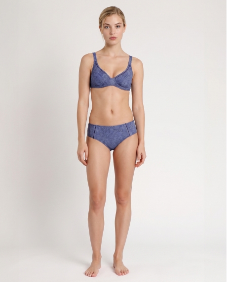 ADMAS Bikini Aro Vainica para Mujer AZUL