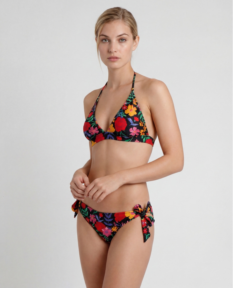 ADMAS Bikini Halter Twilight Garden para Mujer MULTICOLOR